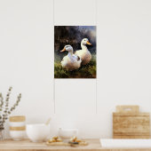 ダックファーム動物アートプリントポスター ポスター (キッチン)