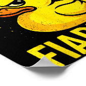 ダックフィアベおもしろいテス – 糖尿病認識度 ポスター (角)