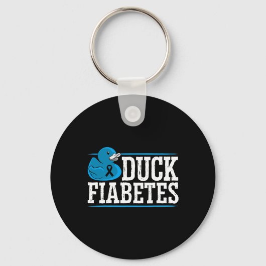 ダックフィアベテス糖尿病認識度月インスリンパン キーホルダー (正面)
