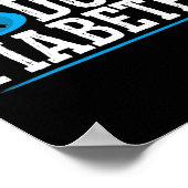 ダックフィアベテス糖尿病認識度月インスリンパン ポスター (角)