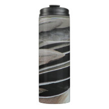 ダックフェザーモダンフォトブラックグレー自然