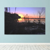 ダックブラインドのポイント キャンバスプリント (インサイチュ (ウッドフロア))