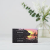 ダックブラインドの日の出 名刺 (スタンド正面)