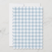 ダックブルーギンガム1st誕生日 招待状 (裏面)