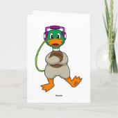 ダックヘッドホン ミュージック カード (裏面)