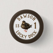 ダックボタン 缶バッジ (正面)