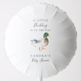 ダックマラードベビーシャワーミニマルモダンエレガント バルーン