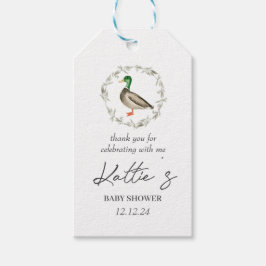 ダックメッセージカード、マラードメッセージカード、 ギフトタグ