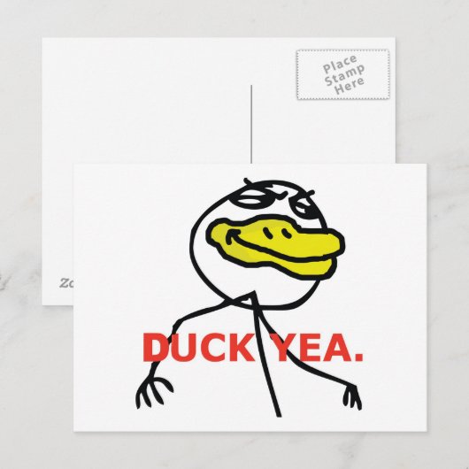ダックヤハガキ ポストカード (正面/裏面)