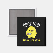 ダックユー乳がん認識度サバイバルティシール マグネット (正面/裏面)