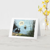 ダックユー離れモア=ダ忘れット/US GROUP カード (黄色い花)