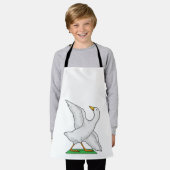 ダックヨガメディテーションフィットネス エプロン (着用した状態)