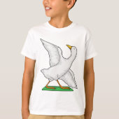 ダックヨガメディテーションフィットネス Tシャツ (正面)