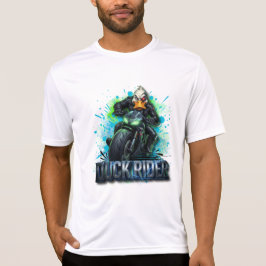 ダックライダー3DサイバーダックバイクTシャツ Tシャツ