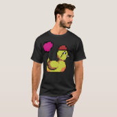 ダックライフ 黒 黒ラボ Tシャツ (正面フル)