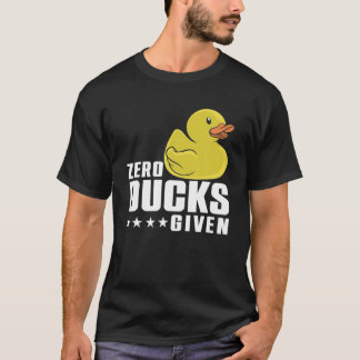 ダックラバーおもしろいダックゼロダック与えキッズ Tシャツ