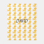 ダックラバーズフリースブランケット フリースブランケット (正面)