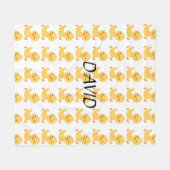 ダックラバーズフリースブランケット フリースブランケット (正面(横))