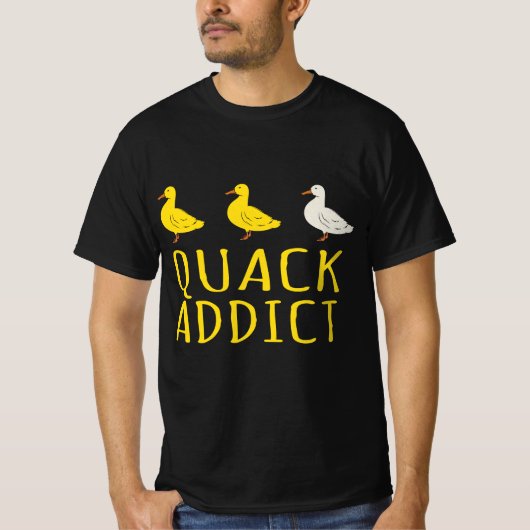 ダックラバー – Quack Addict Tシャツ (正面)