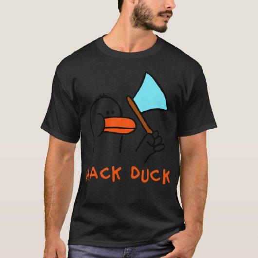 ダックラブラドールプリント犬 Tシャツ (正面)