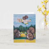 ダックリスのカード カード (黄色い花)