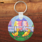 ダックリングイースターエッグ狩りキーチェーン キーホルダー (正面)