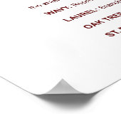 ダックワース（意味） ポスター (角)