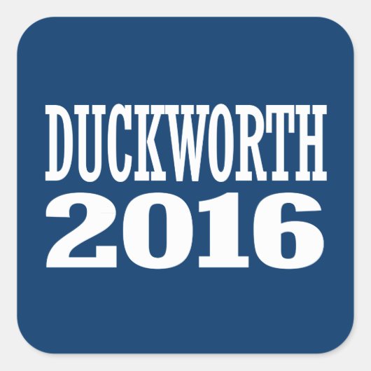 ダックワース – Tammy Duckworth 2016 スクエアシール (正面)