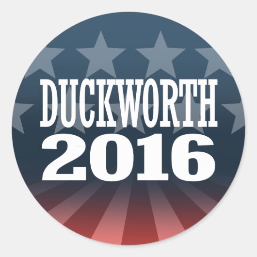 ダックワース – Tammy Duckworth 2016 ラウンドシール (正面)