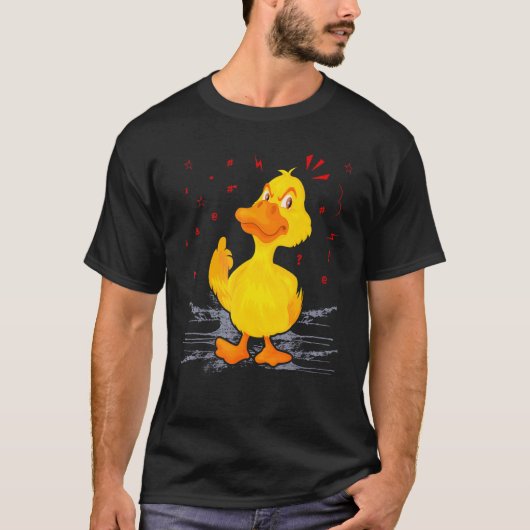 ダック怒ダック狩りダック Tシャツ (正面)