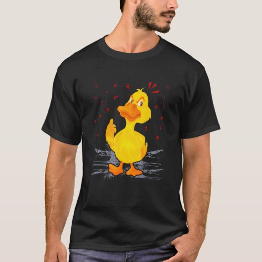 ダック怒ダック狩りダック Tシャツ (正面)