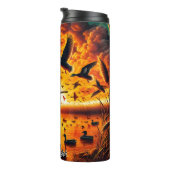 ダック狩りアットサンセットウィズドッグ タンブラー (回転右)