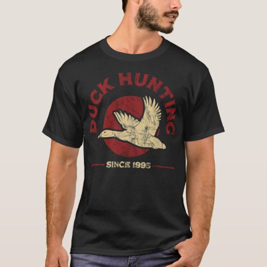 ダック狩りギフトカッコいい動物愛好家 Tシャツ (正面)