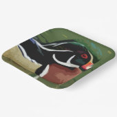 ダック狩りデコールウッドダック紙プレート ペーパープレート (傾斜あり)