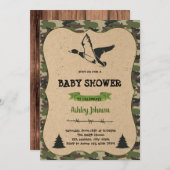 ダック狩りパーティーテーマ案内カード 招待状 (正面/裏面)