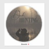 ダック狩りロゴシール シール (シート)