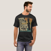ダック狩り引用文の水鳥ハンターラブラダー Tシャツ (正面フル)
