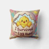 ダック生き延びザイースター卵狩り クッション (裏面)