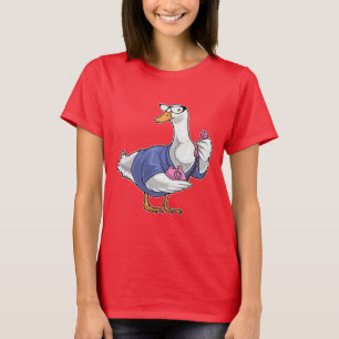 ダック秘書の電話 Tシャツ