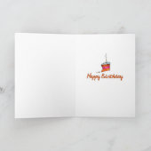 ダック誕生日カード カード (内部)