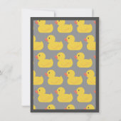 ダック誕生日招待状 招待状 (裏面)