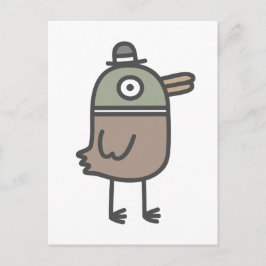 ダック風変わり ポストカード