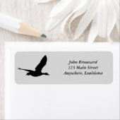 ダック飛んでいるヘッド住所 シール (インサイチュ)