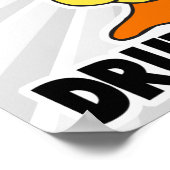 ダック飲運転 ポスター (角)