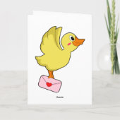 ダック キャリアー・ピジョン レター カード (裏面)