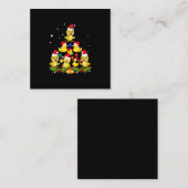 ダック·クリスマス·ツリー スクエア名刺 (正面/裏面)