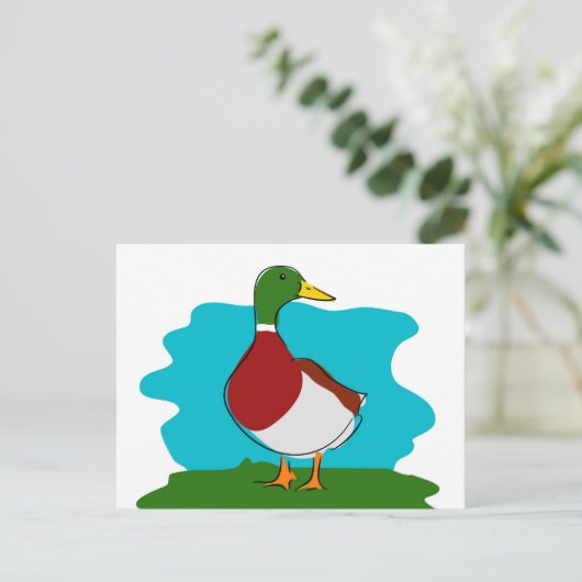 ダック ポストカード (スタンド正面)