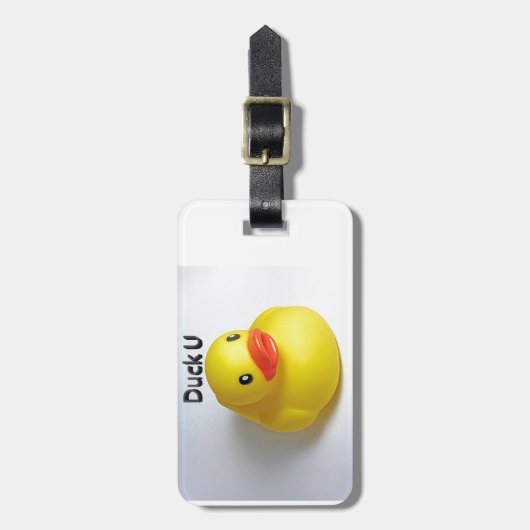 ダックU ラゲッジタグ (正面縦)