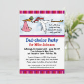 ダッシェルパーティーカウトダディシャワー招待状 招待状 (スタンド正面)