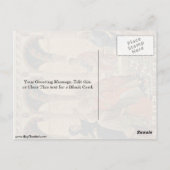 ダッシオの神殿にいる12歳のイエス ポストカード (裏面)